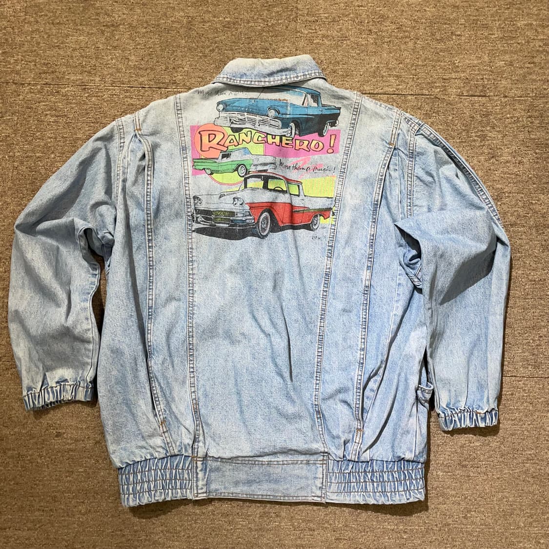 아메리칸 빈티지 프린팅 데님 자켓 상품이미지3