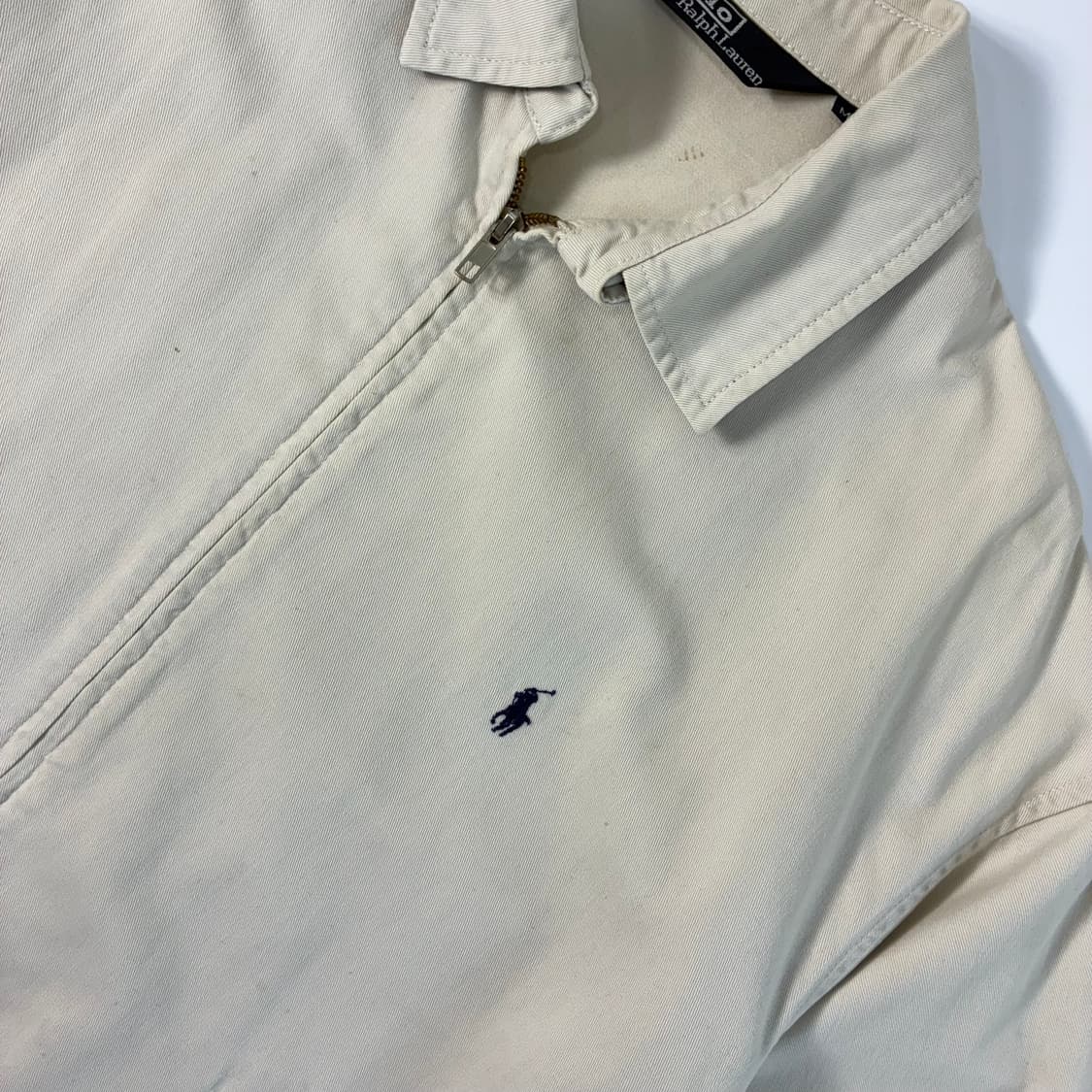 Polo  폴로 랄프로렌 자수 코튼 크림 스윙톱 자켓  상품이미지3