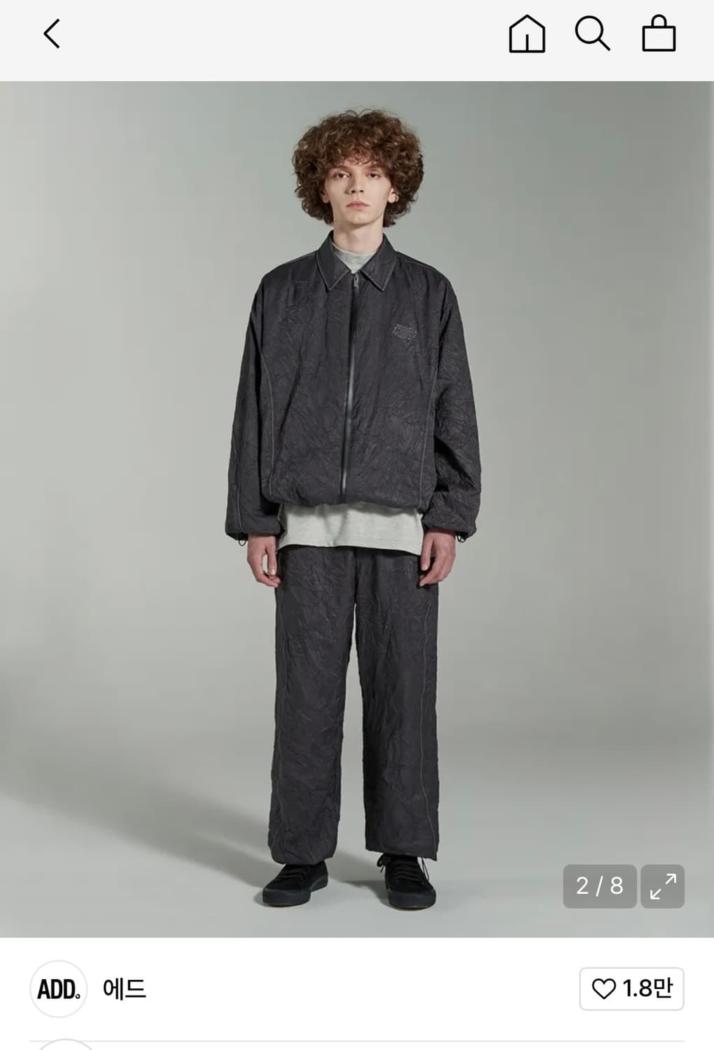 에드 로고트위스트자켓 상품이미지1