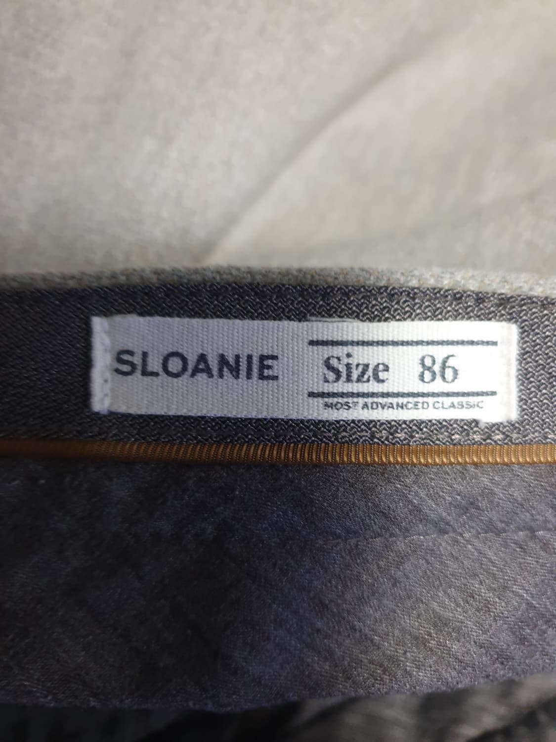 (이태리 원사)빈폴 슬로니 라인 브러쉬드 샴브레이 코튼 슬랙스 (34) 상품이미지5