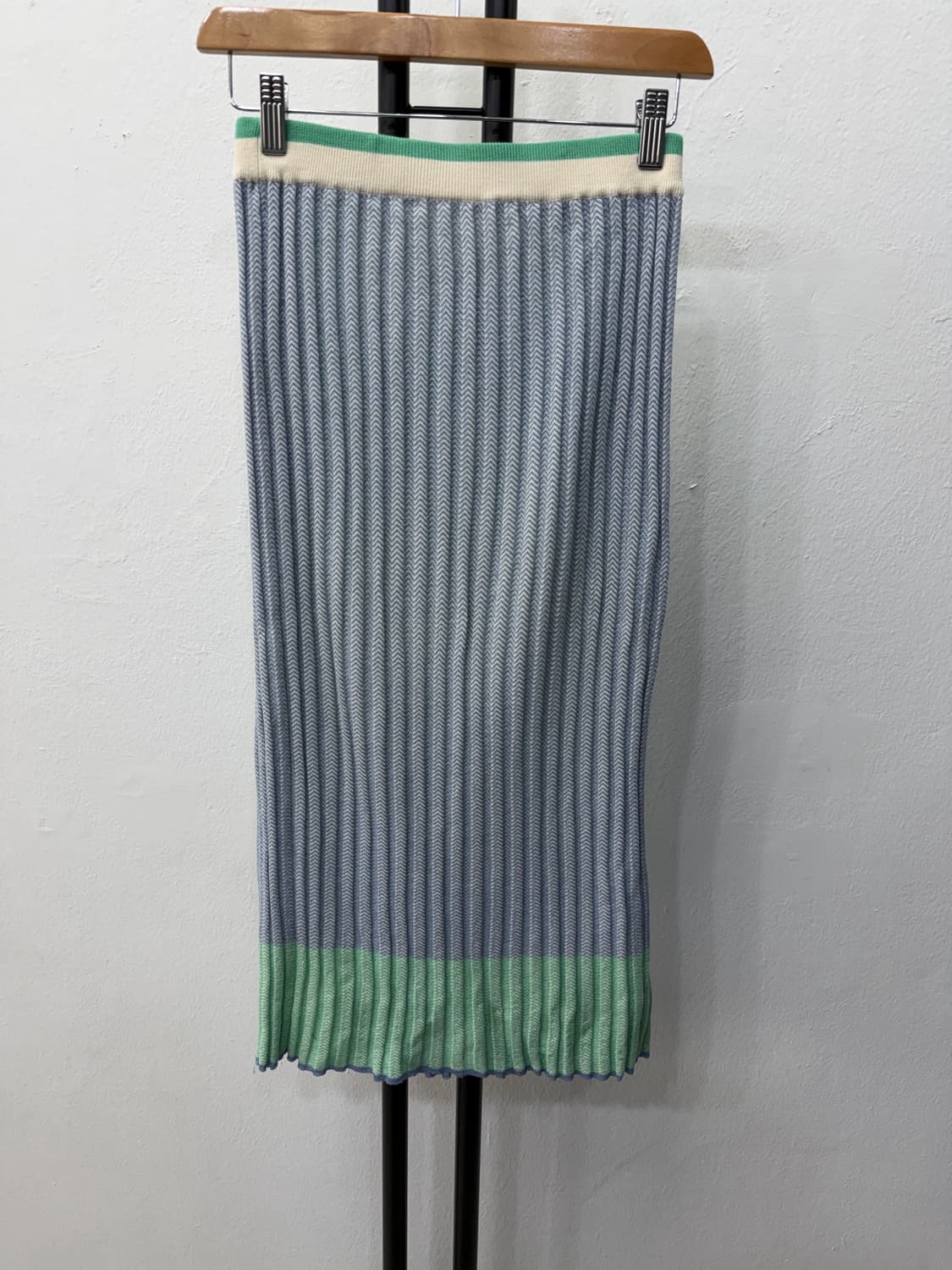 정품) 마인 한섬 니트 스커트 64F 상품이미지5