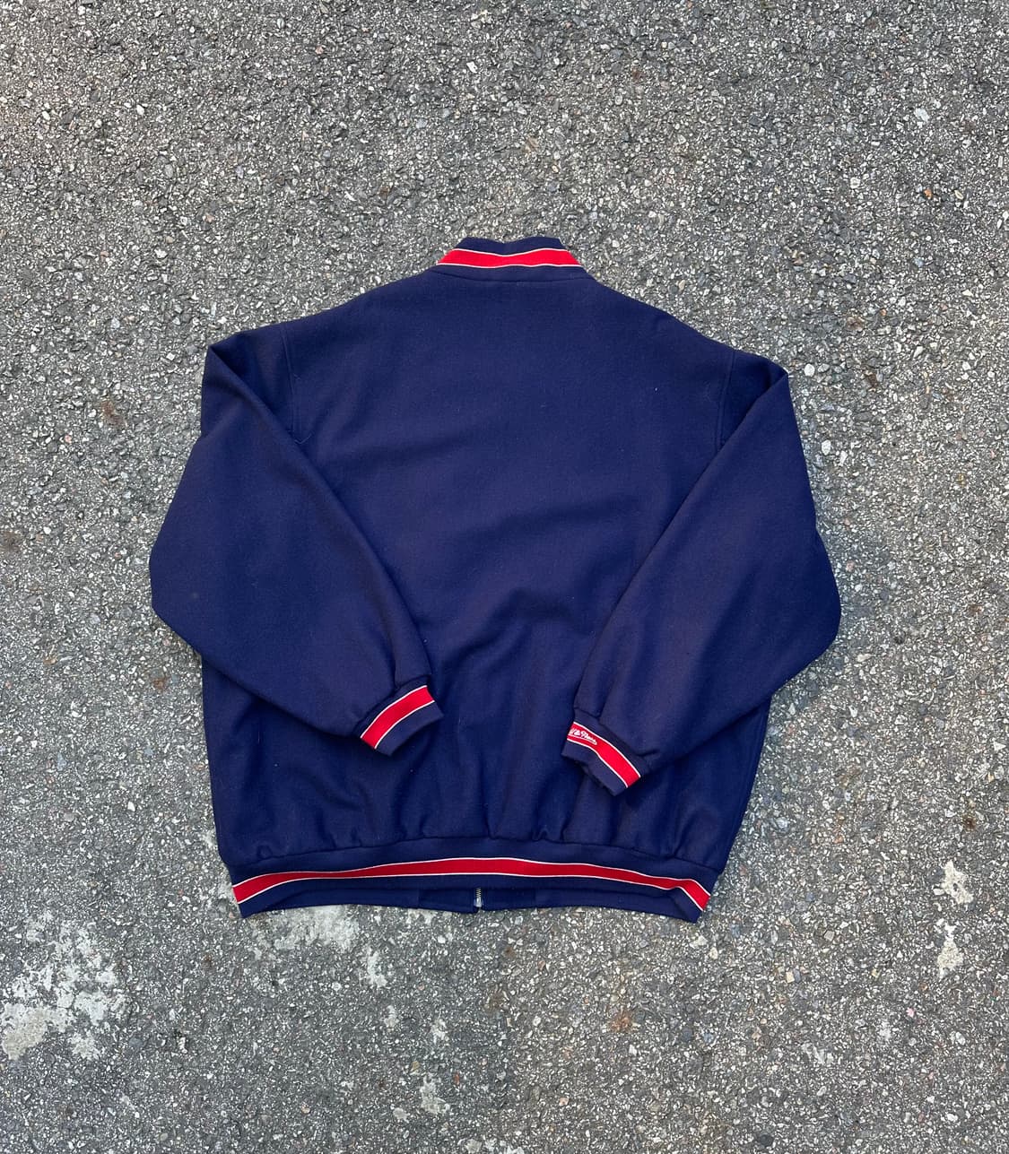 빈티지 90s 미첼앤네스 뉴욕 양키즈 베이스볼 울 자켓 상품이미지2