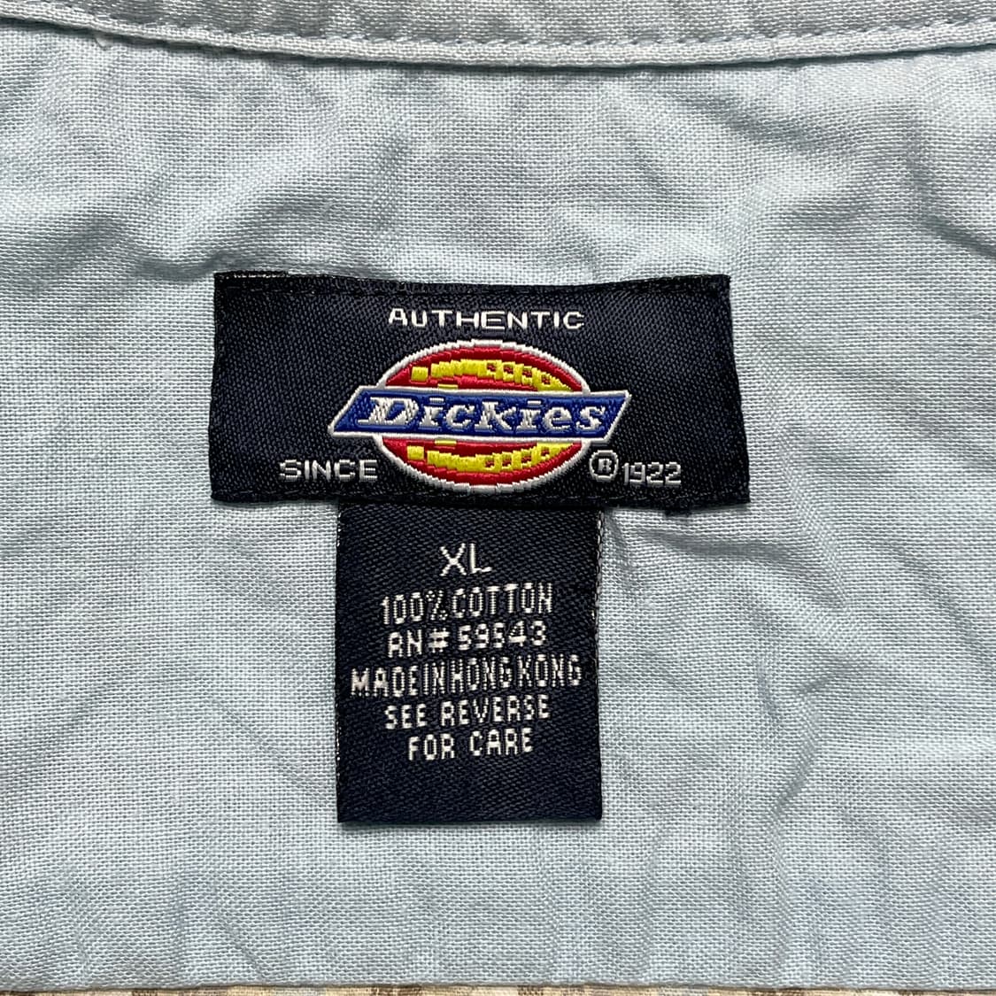 DICKIES 디키즈 빈티지 베이지 체크 반팔 워크 셔츠 A01011 상품이미지9
