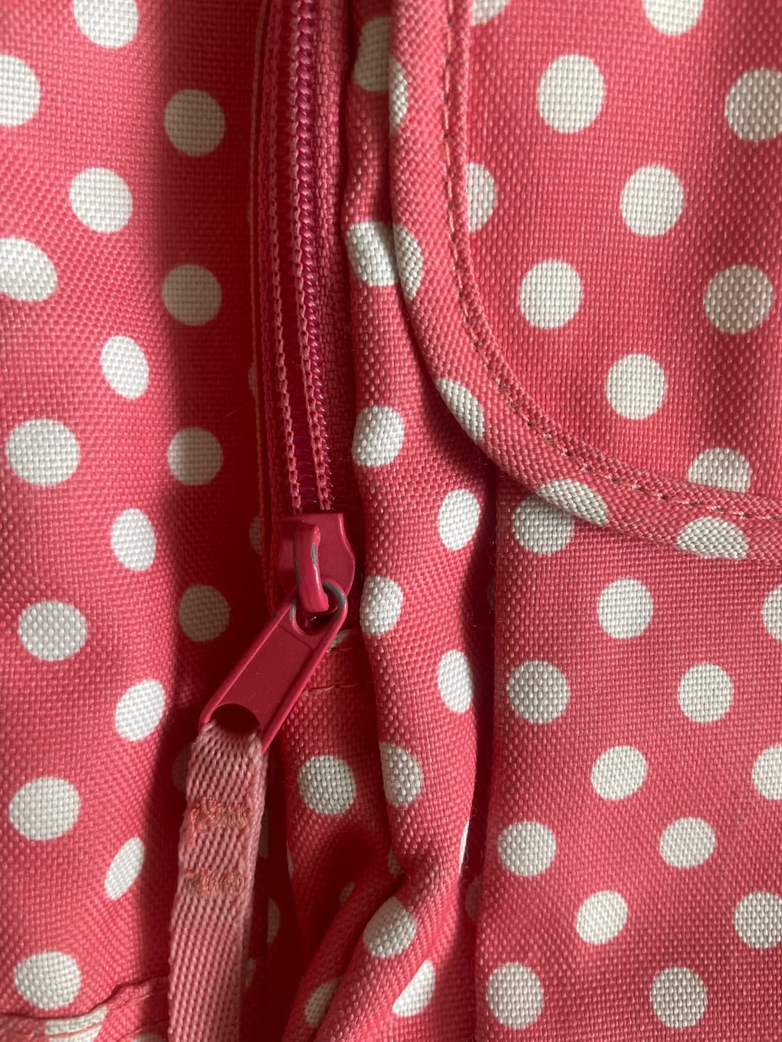 모리걸 빈티지 갭 gap 핑크 도트 백팩 💗🤍 상품이미지6