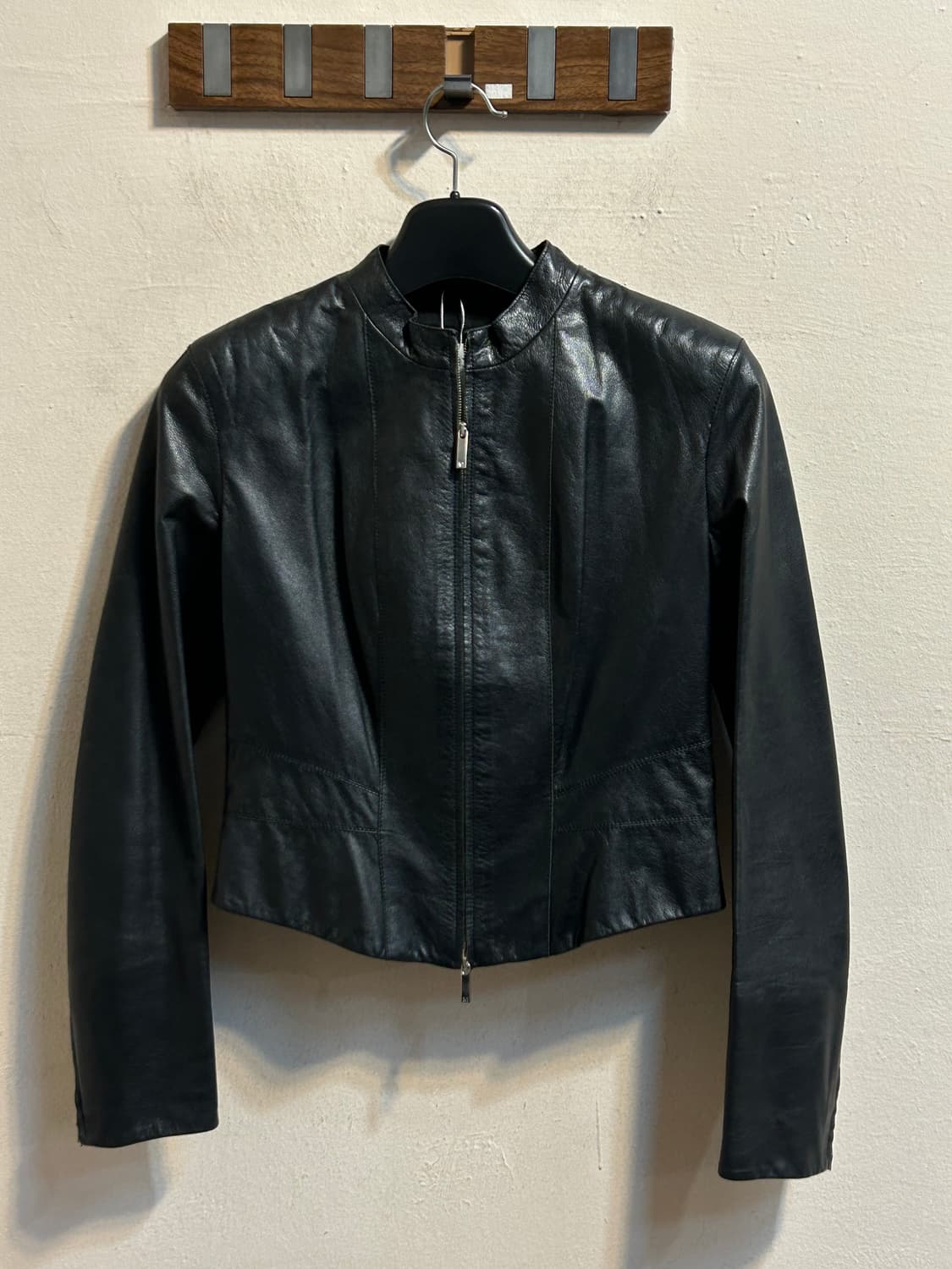 막스마라 레더 집업 재킷 상품이미지1