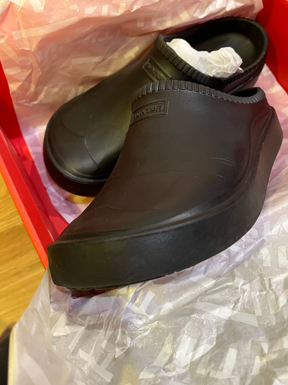 헌터 인아웃 블룸 엘지 폼 클로그 블랙 상품이미지4