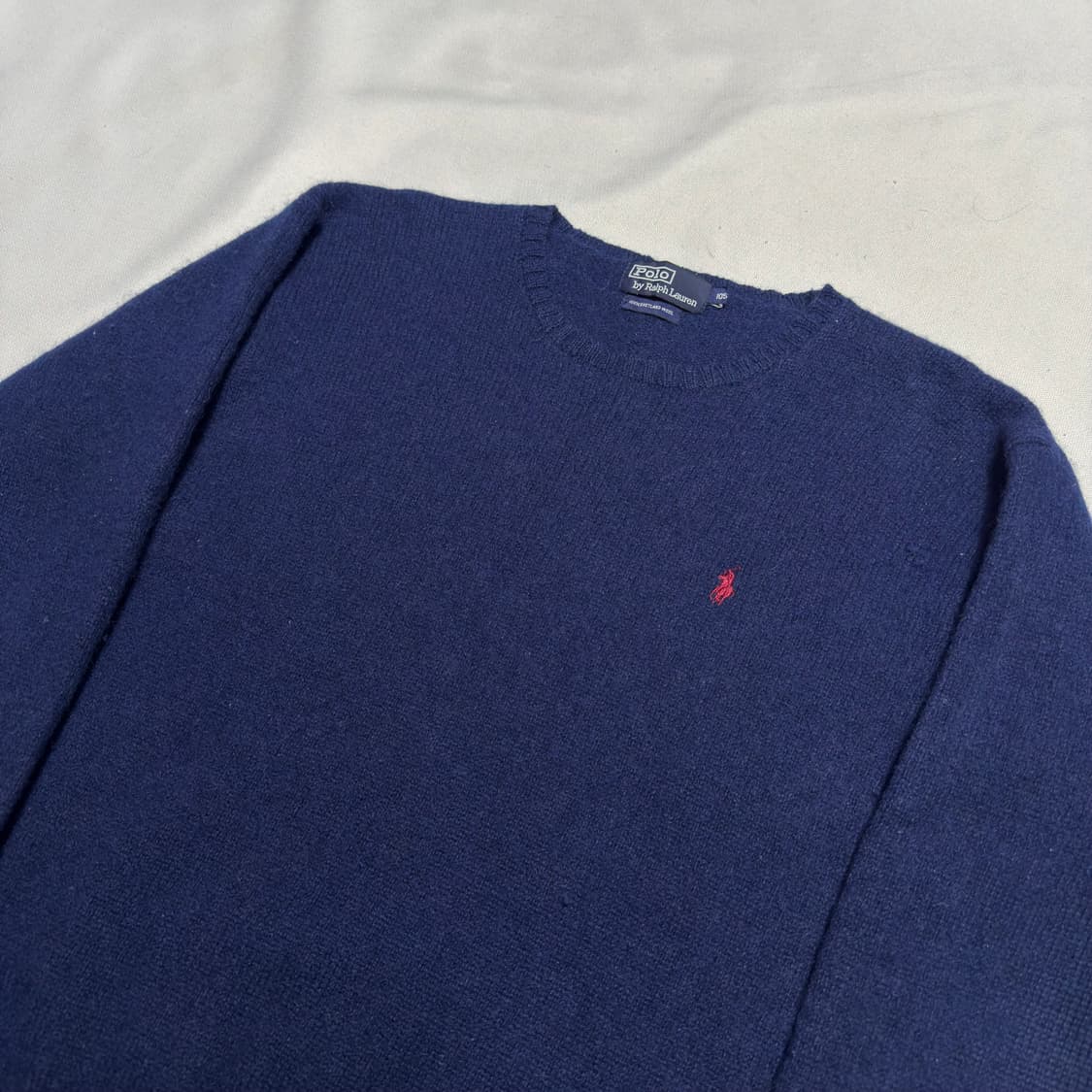 105 폴로랄프로렌 네이비 울 니트 상품이미지1