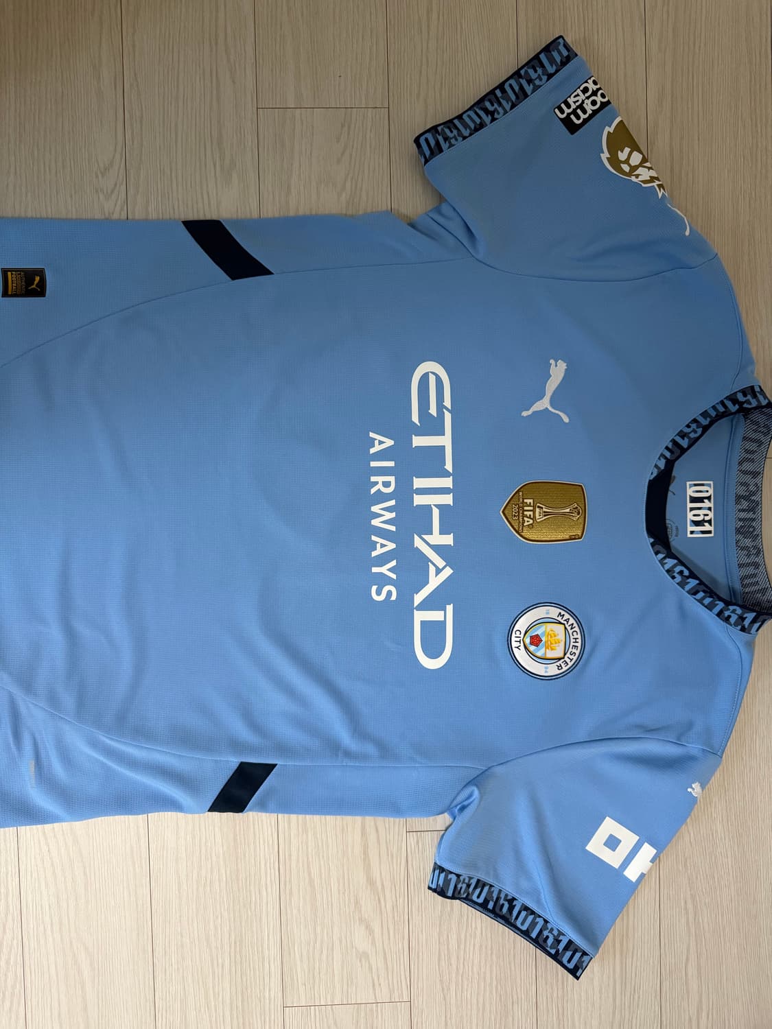 24-25 맨시티 프리미어리그 풀마킹 그릴리쉬 유니폼 L 상품이미지1