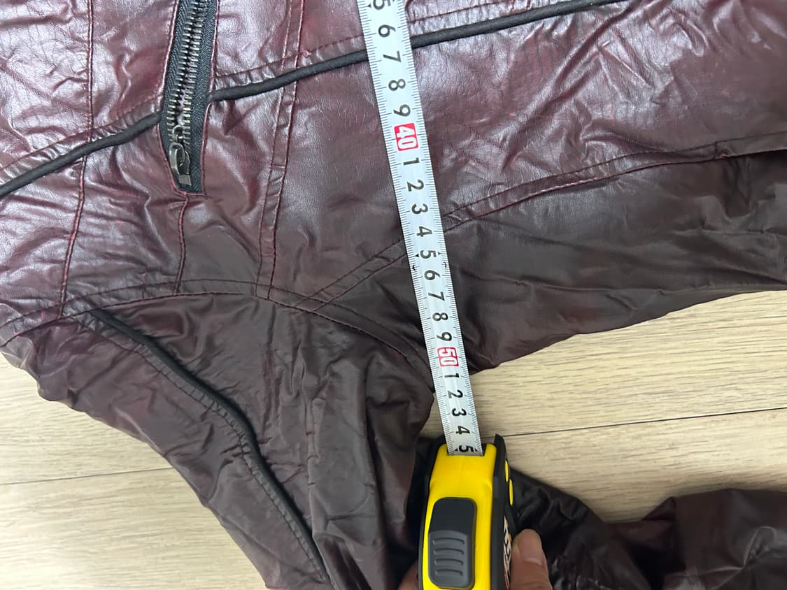 레드 가죽 자켓 상품이미지3