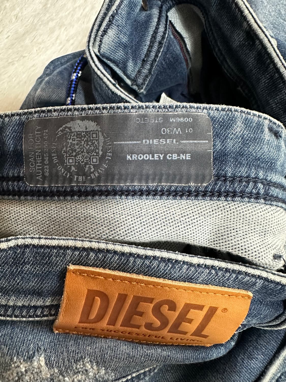 디젤 KROOLEY CB-NE 청바지 30사이즈 상품이미지10
