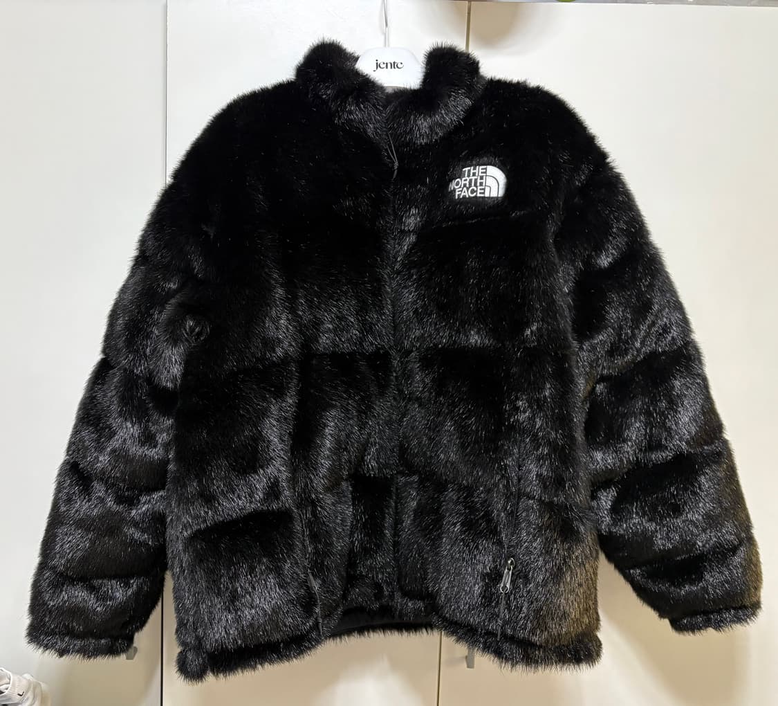 슈프림 노스페이스 퍼눕시 블랙 xl 상품이미지1