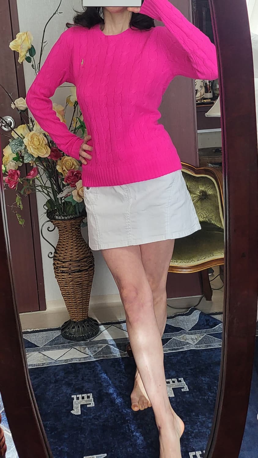 국내택 정품 폴로 랄프로렌 울캐시미어 니트 스웨터 상태 최상  상품이미지3