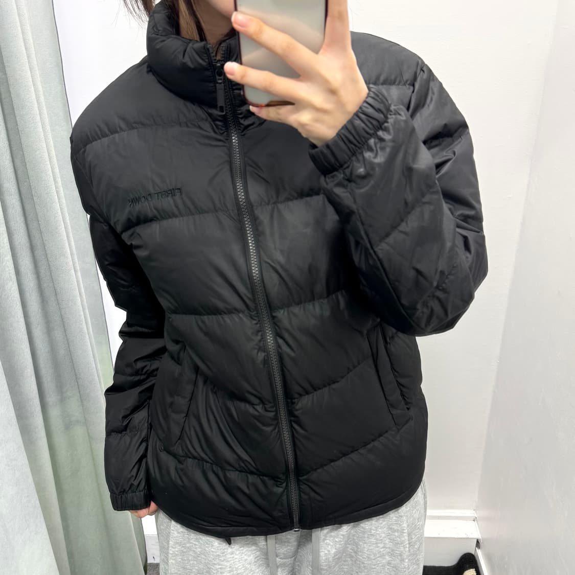 First down 블랙 다운 패딩 상품이미지2