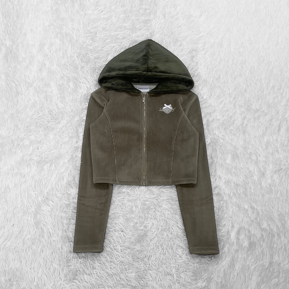 제로플래닛 Zeroplanet 세린 하트 후드집업 상품이미지2