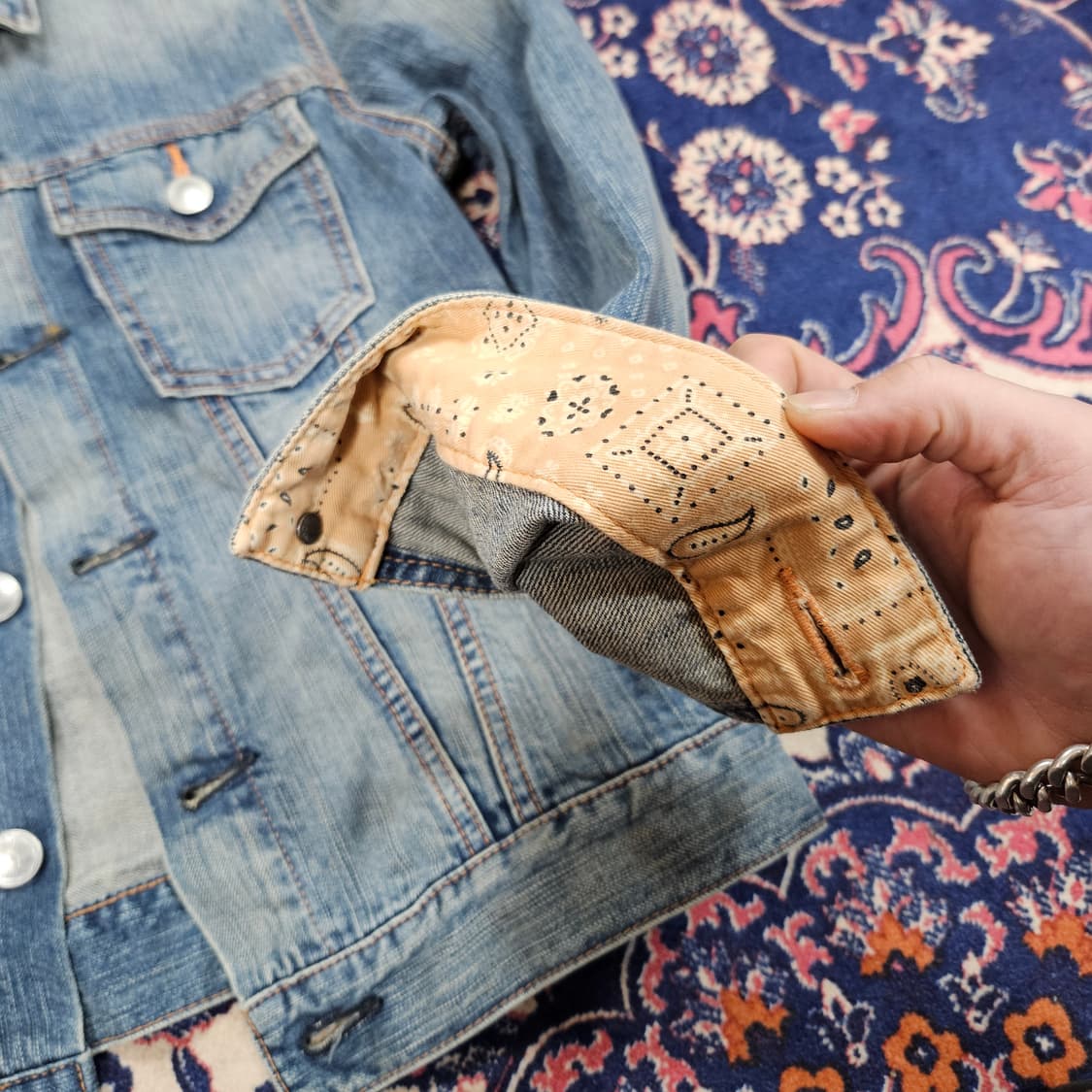 에드윈(Edwin) in Japan 00's y2k 빈티지 데님자켓 S  상품이미지6