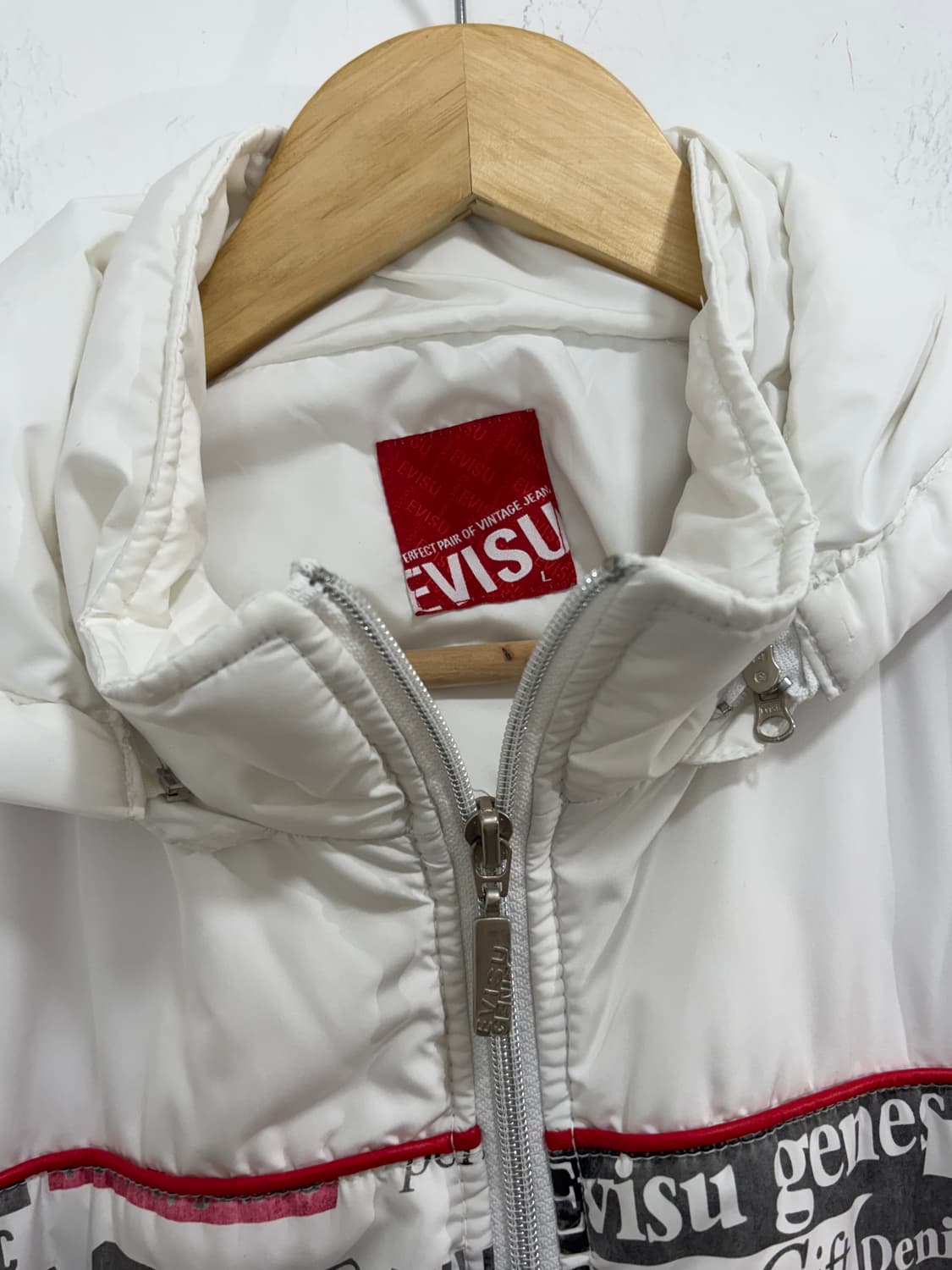 EVISU 에비수 화이트 패딩 상품이미지8