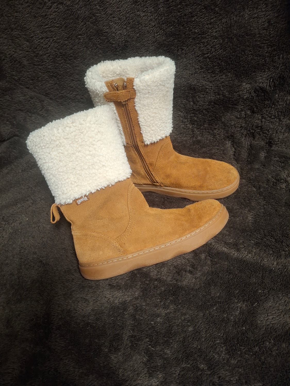 CAMPER 스웨이드 털부츠 상품이미지1