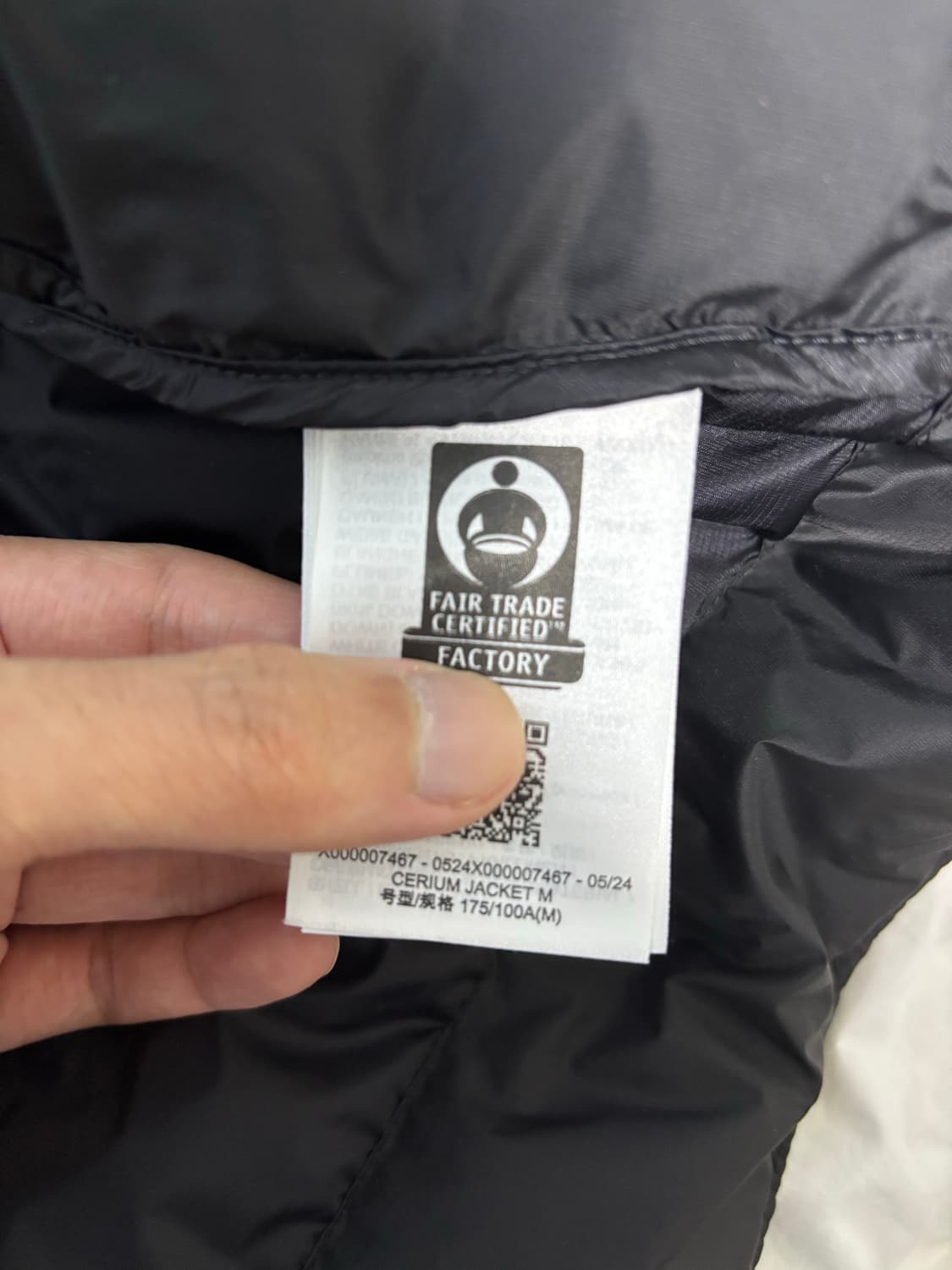 [M] 아크테릭스 세륨 자켓 블랙 논후디 상품이미지6