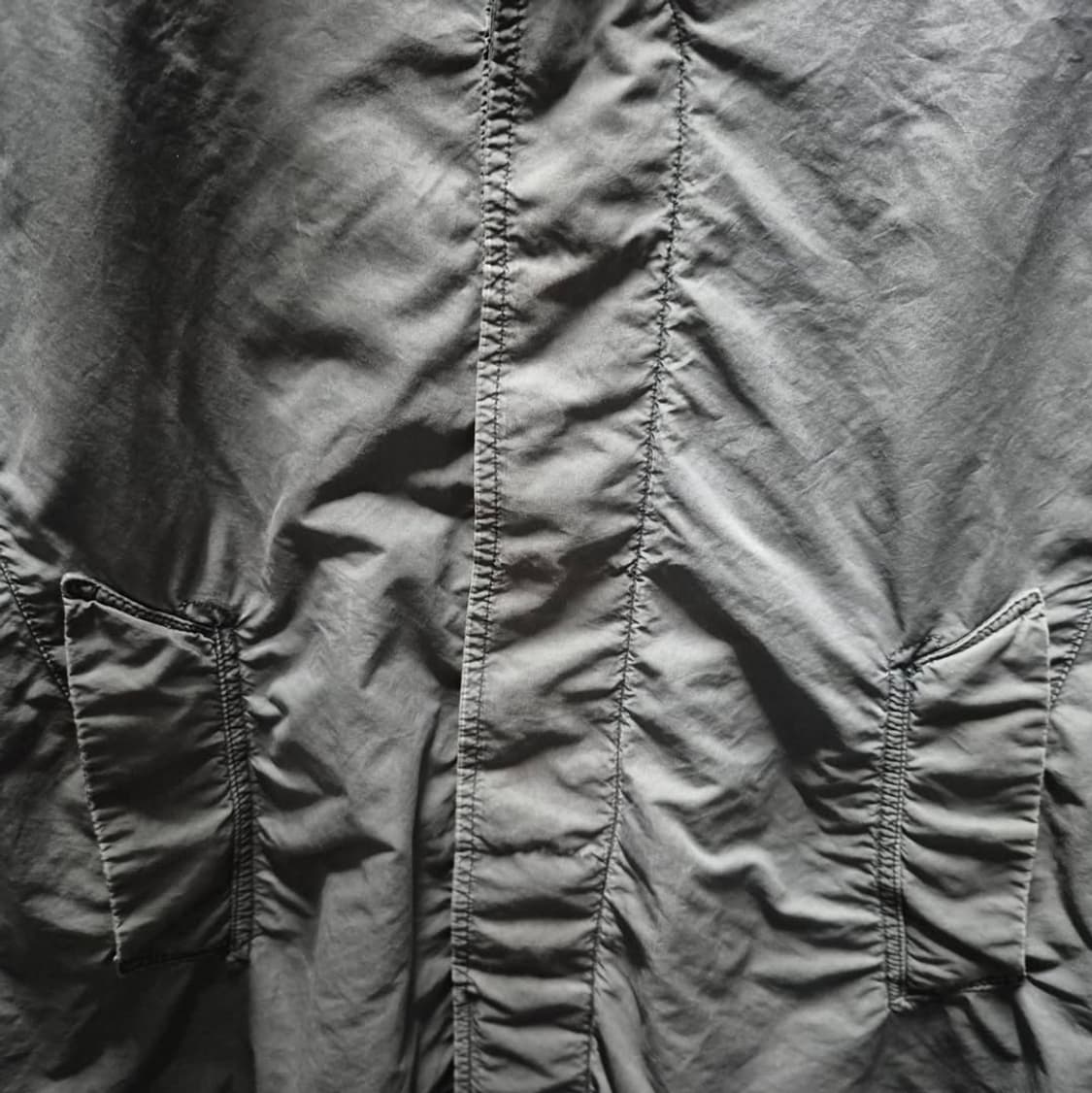 (희귀)00's C.P 컴퍼니 그레이 필드 트렌치 코트 L 정품 상품이미지3