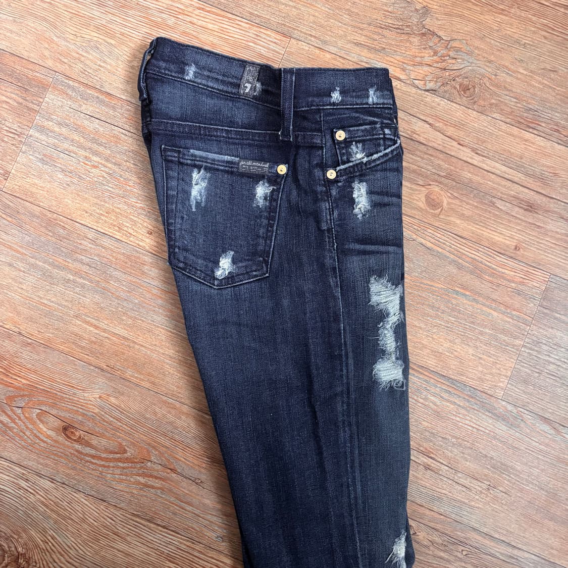 세븐진 25 슬림 시가렛 미국 수입 정품 스판 데님 빈티지  상품이미지9