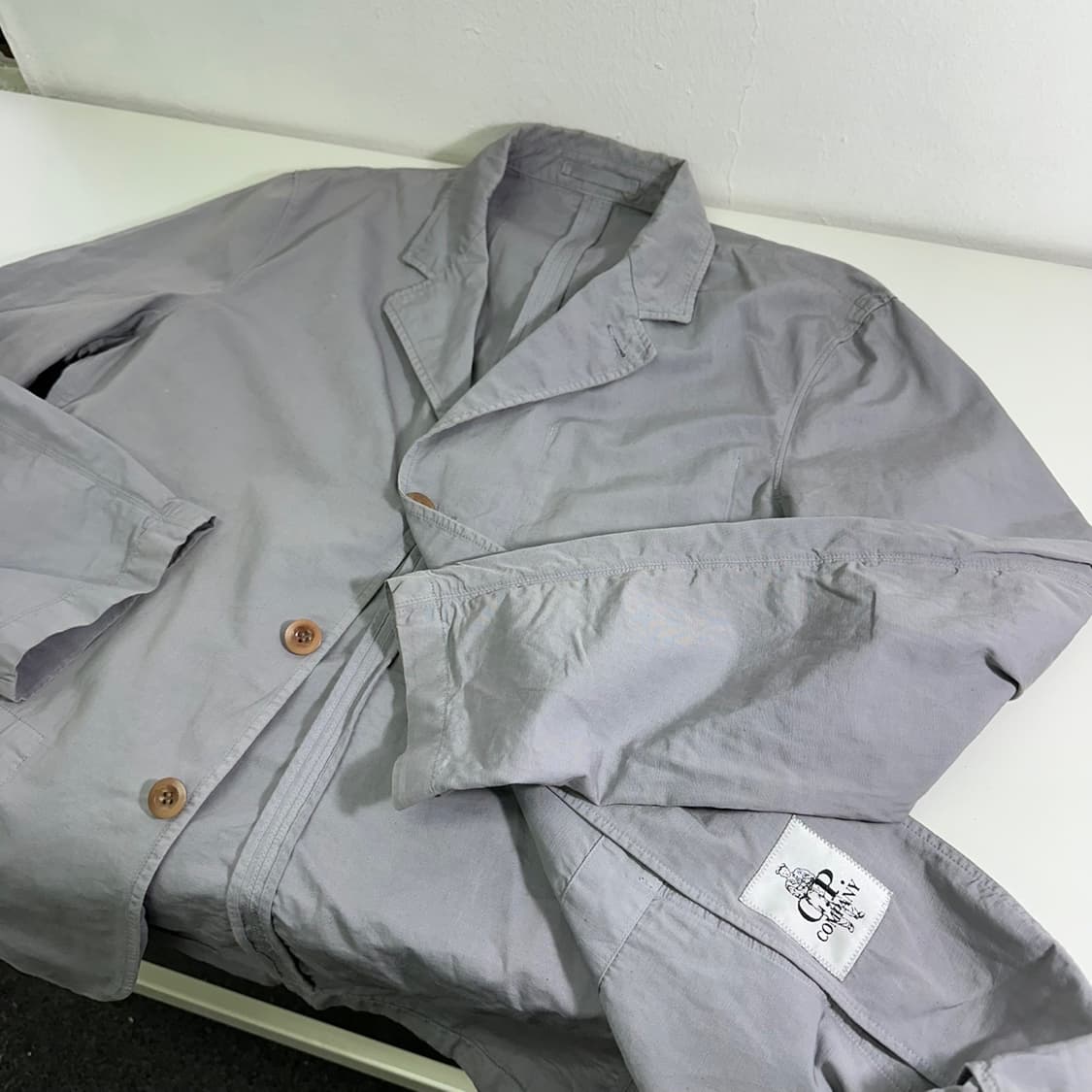 105 CP컴퍼니 그레이 면 블레이져 상품이미지1
