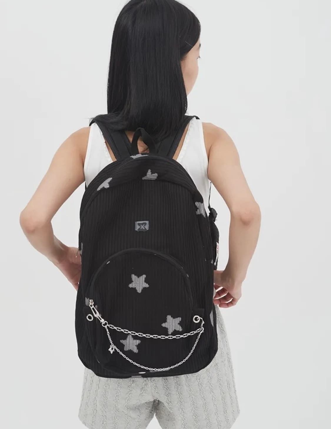 무음 네스트 백팩 Nest Backpack (Black Star)  상품이미지1