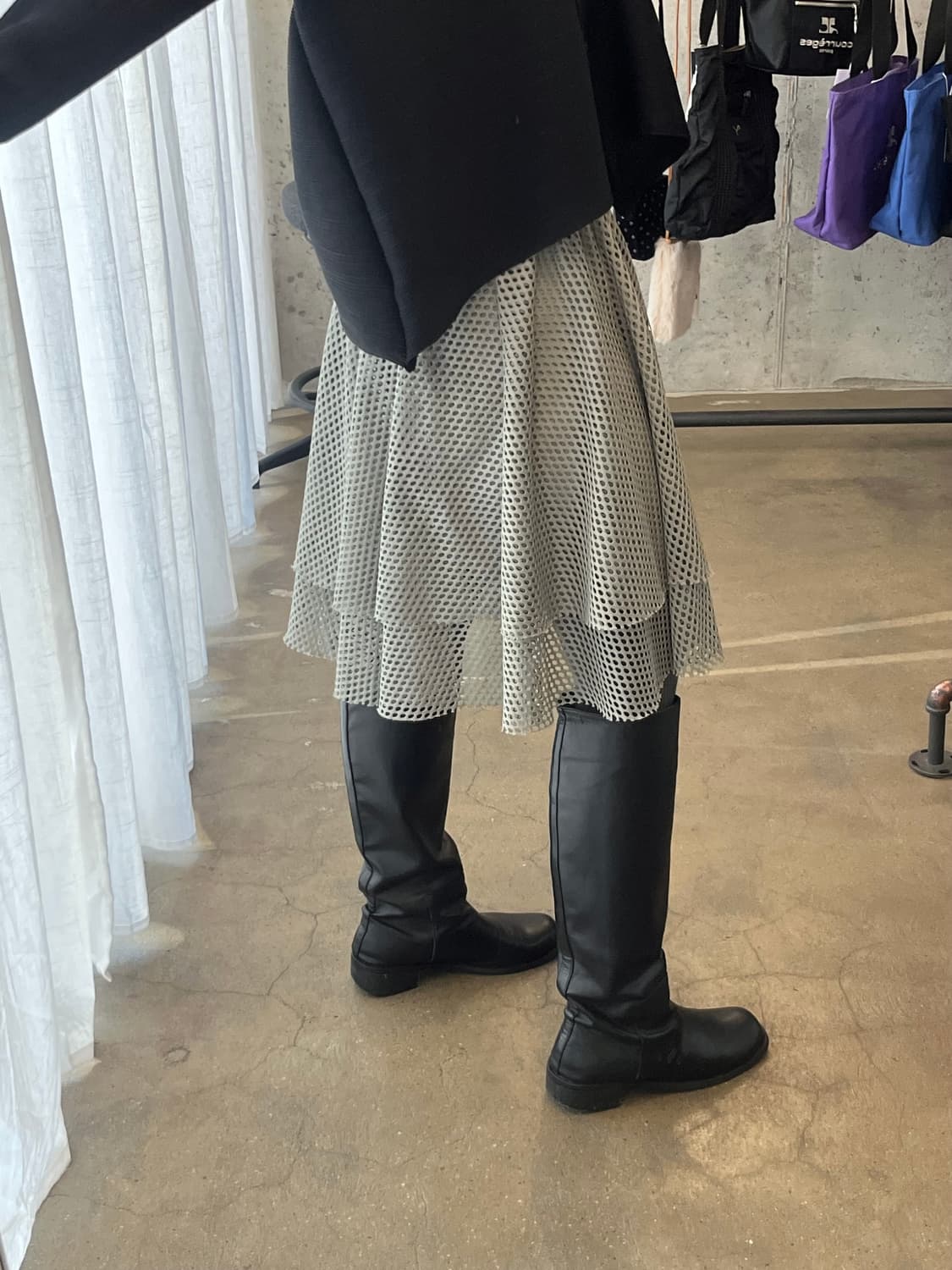 퓨마 도트 펀칭 레이어드 스커트 상품이미지5