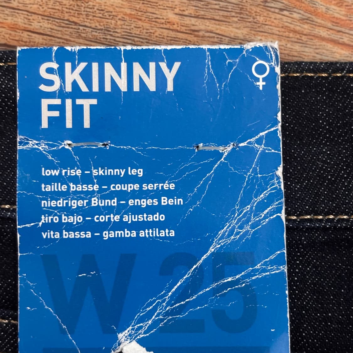 새제품 아디다스 오리지널스 25 스키니진 청바지 스판 데님 진청 상품이미지5