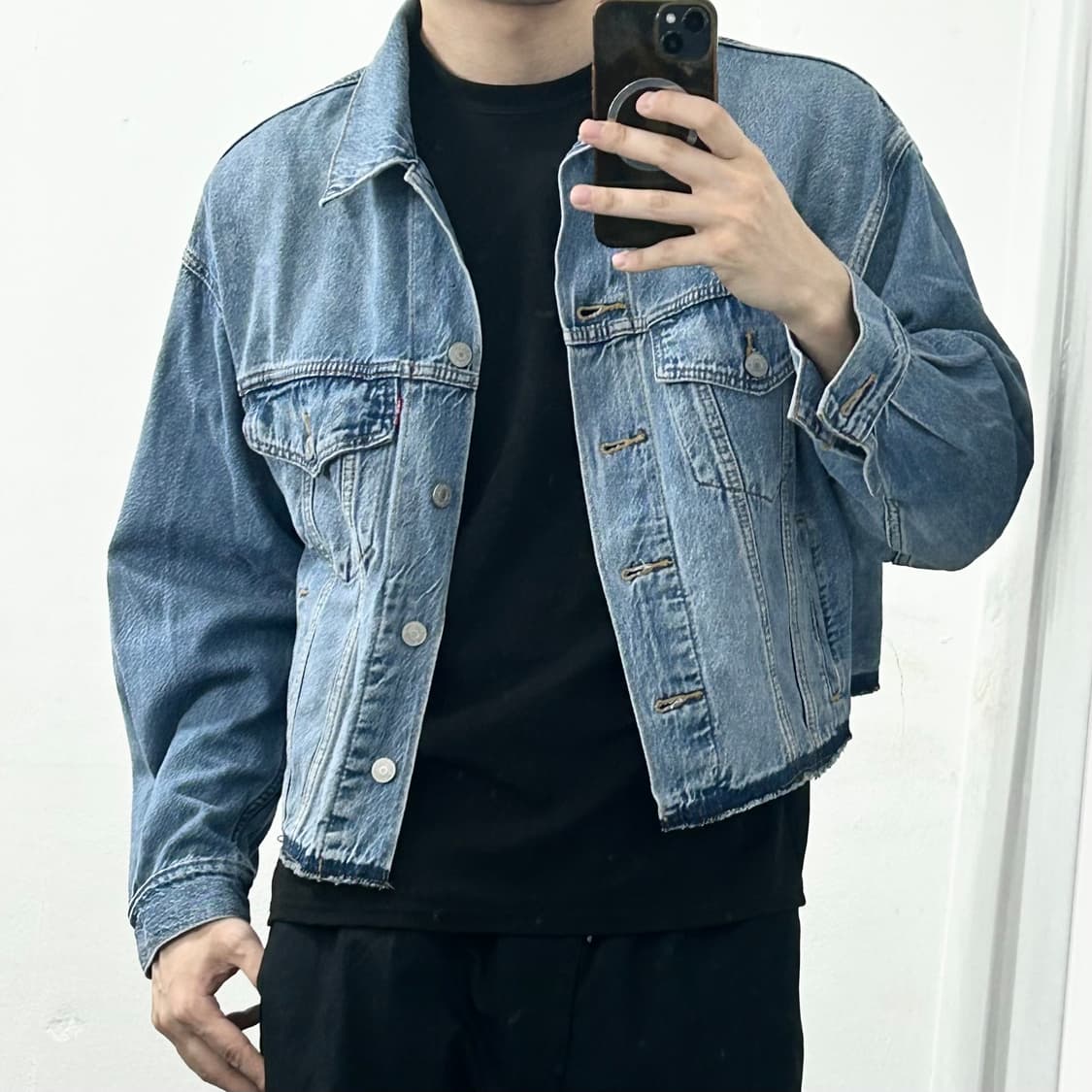 리바이스 플라워 커스텀 데님 자켓 상품이미지2
