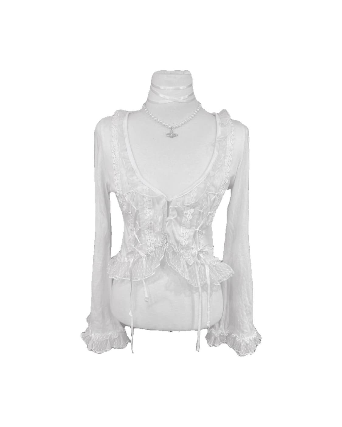 FRILL White Angel Top  상품이미지1