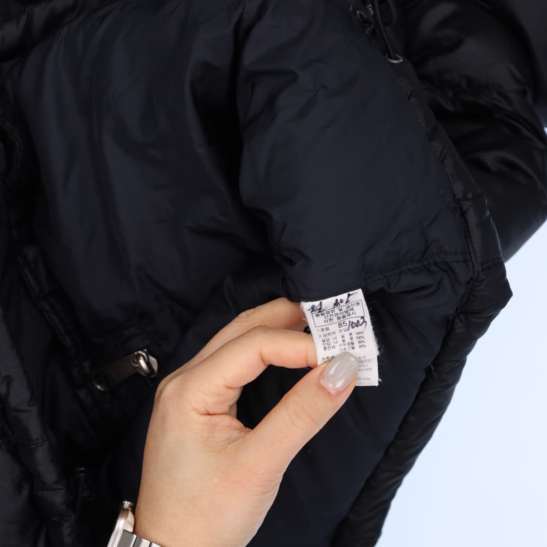[85] 노스페이스 눕시 구스다운 패딩 점퍼 자켓 1208J1 상품이미지4