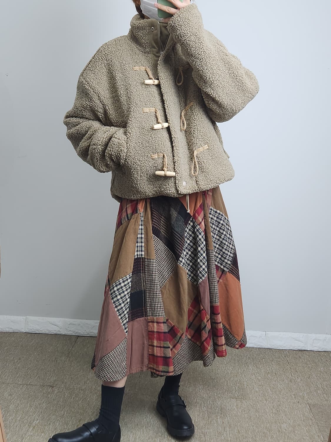 (파르티멘토) 플리스 더플 자켓 상품이미지2