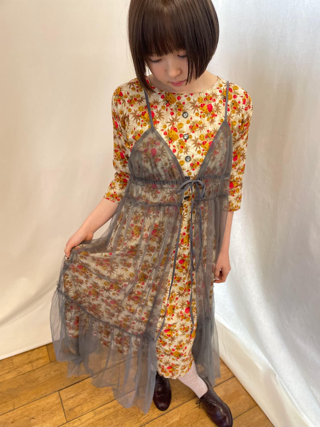 layered sha dress 상품이미지5