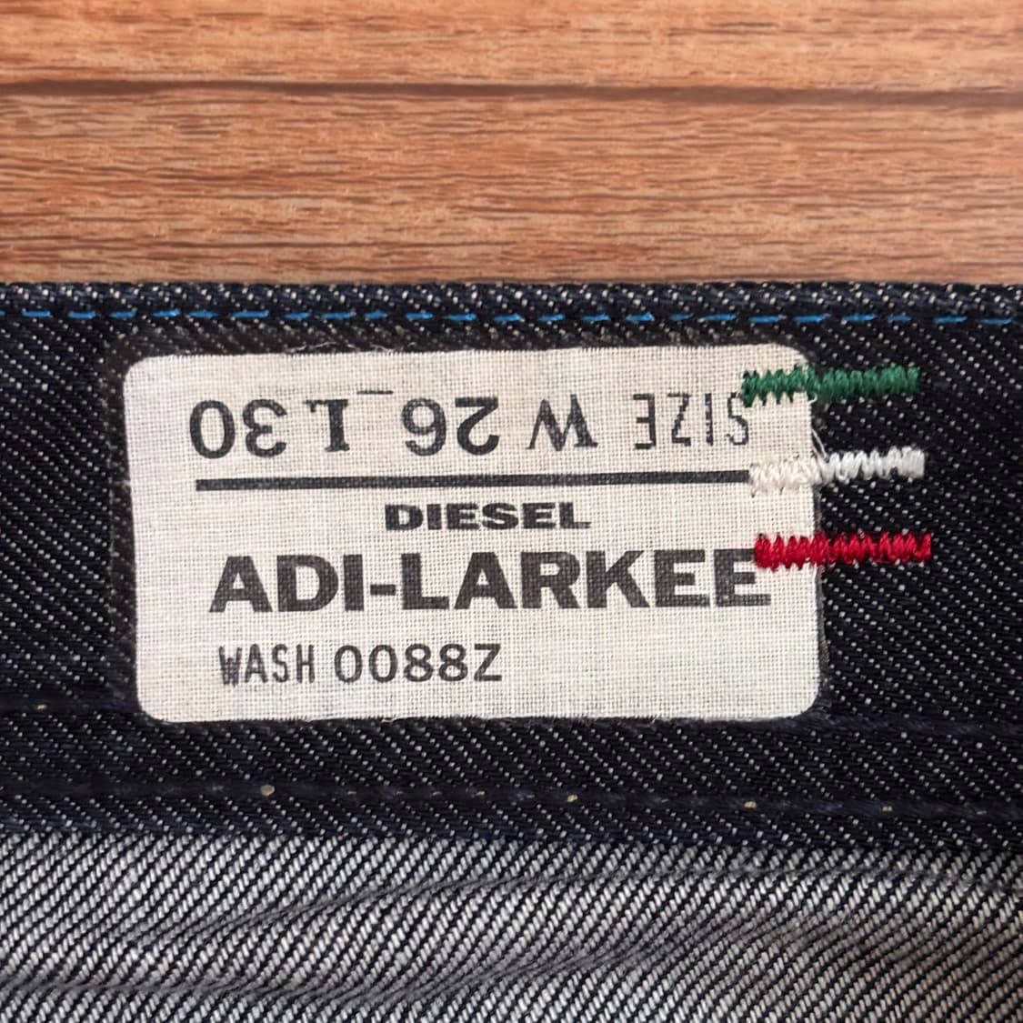 디젤 26 이태리 데님 청바지 콜라보 아디다스 LARKEE  상품이미지5
