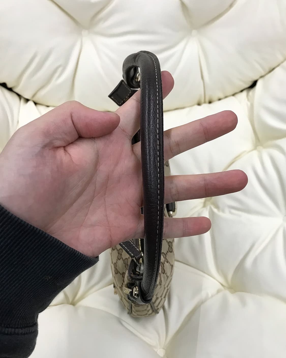 구찌 D링 자카드 재키백 호보백 가방 상품이미지5