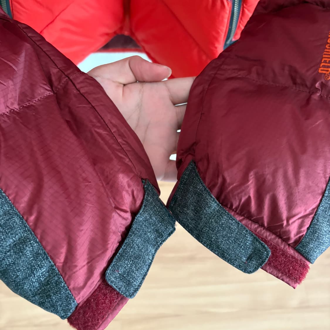 Autobahn 오토반 레드 컬러 패딩 점퍼 100 상품이미지4