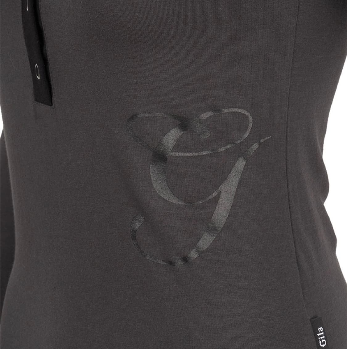 길라아카이브 버튼 롱 슬리브 차콜 상품이미지3