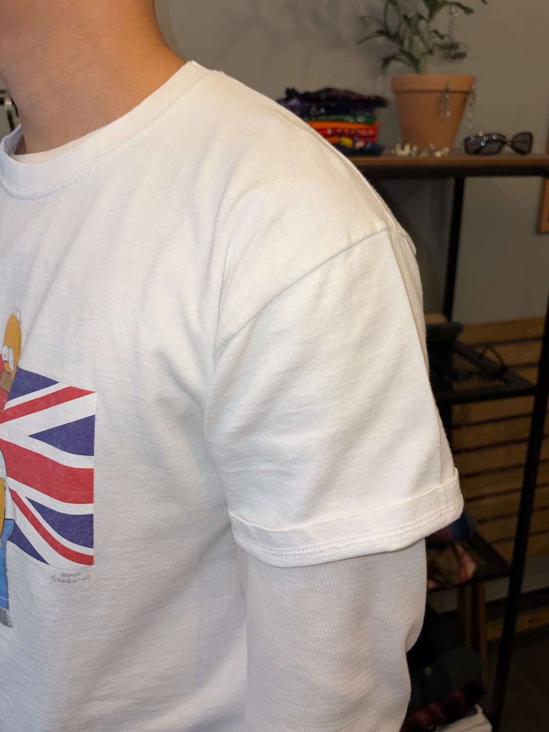00‘s The Simpson Union Jack Homor print  상품이미지4