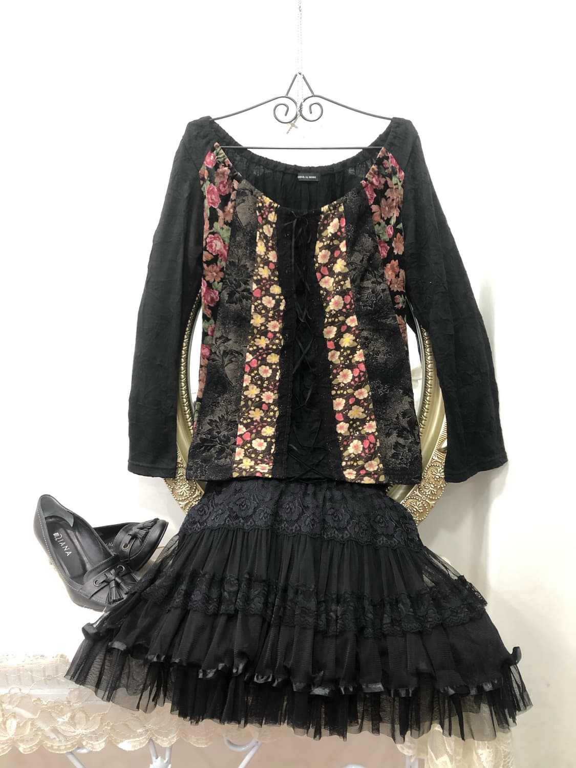 black floral fairy set 상품이미지1