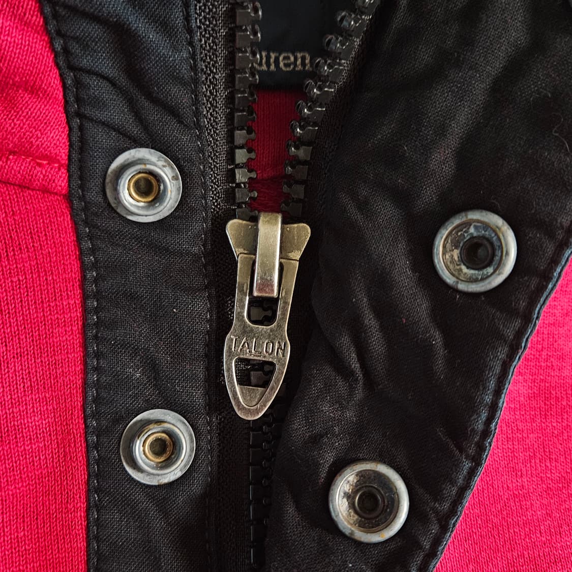 폴로 스냅버튼 스웻셔츠 딥레드 상품이미지3