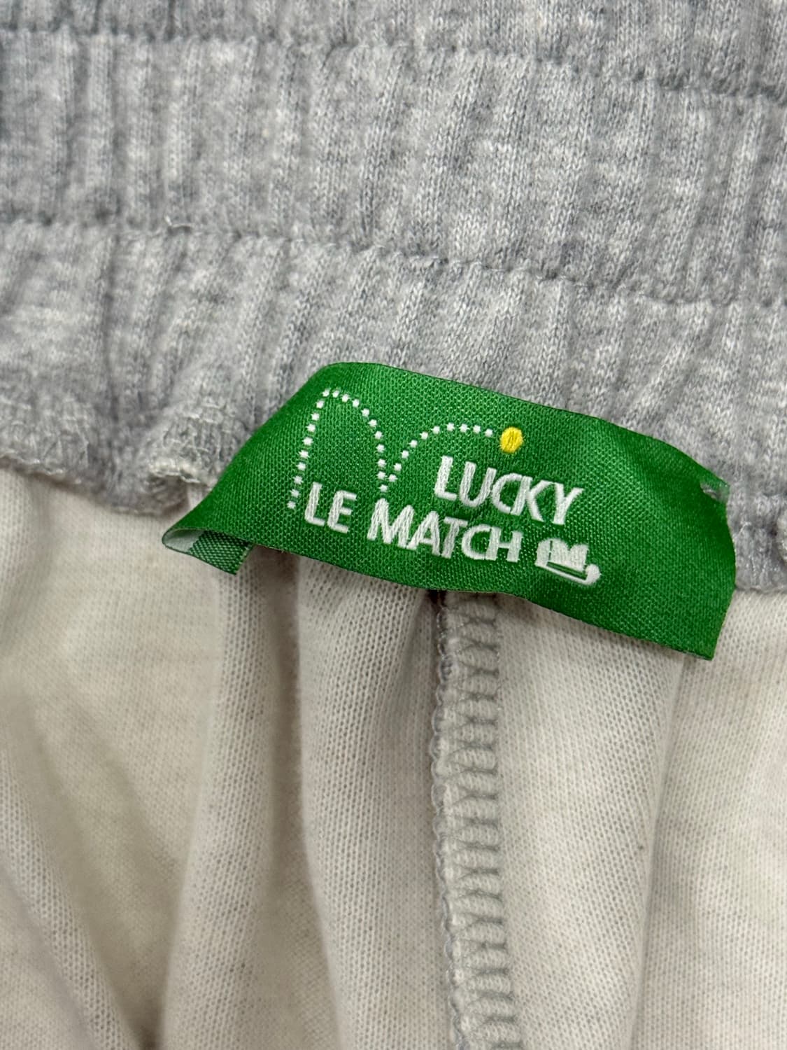 럭키마르쉐 스웻 조거 팬츠 그레이 상품이미지3