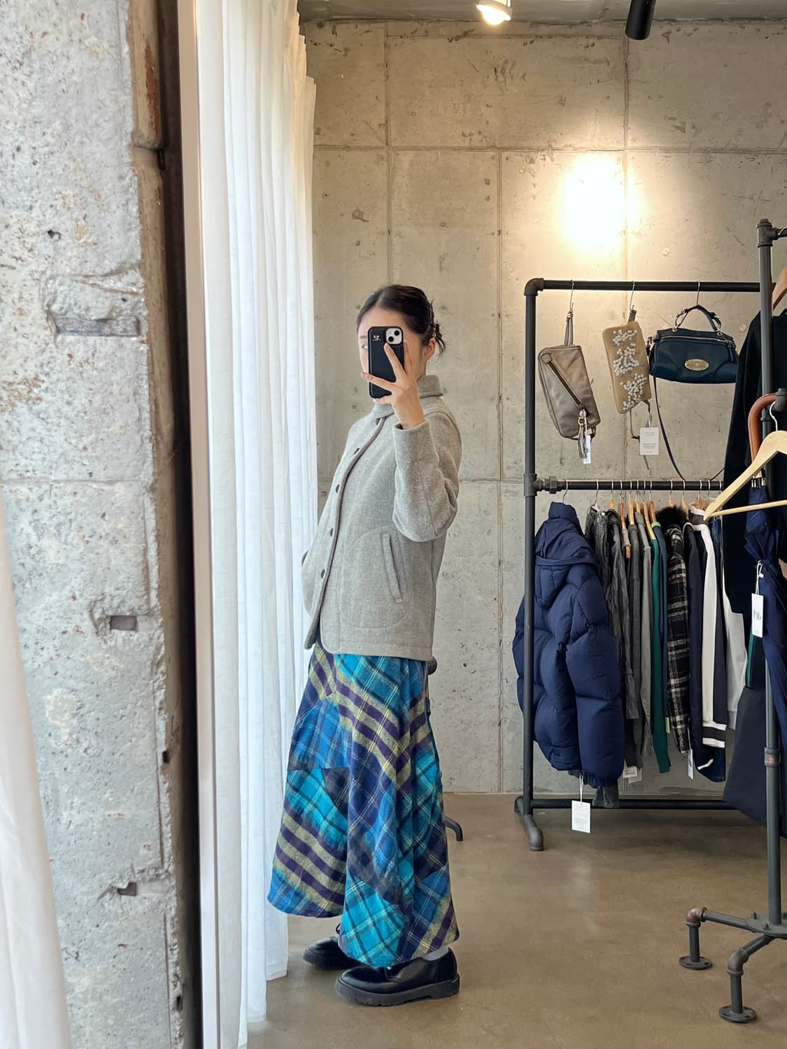 단톤 울 코트 그레이 36 상품이미지5