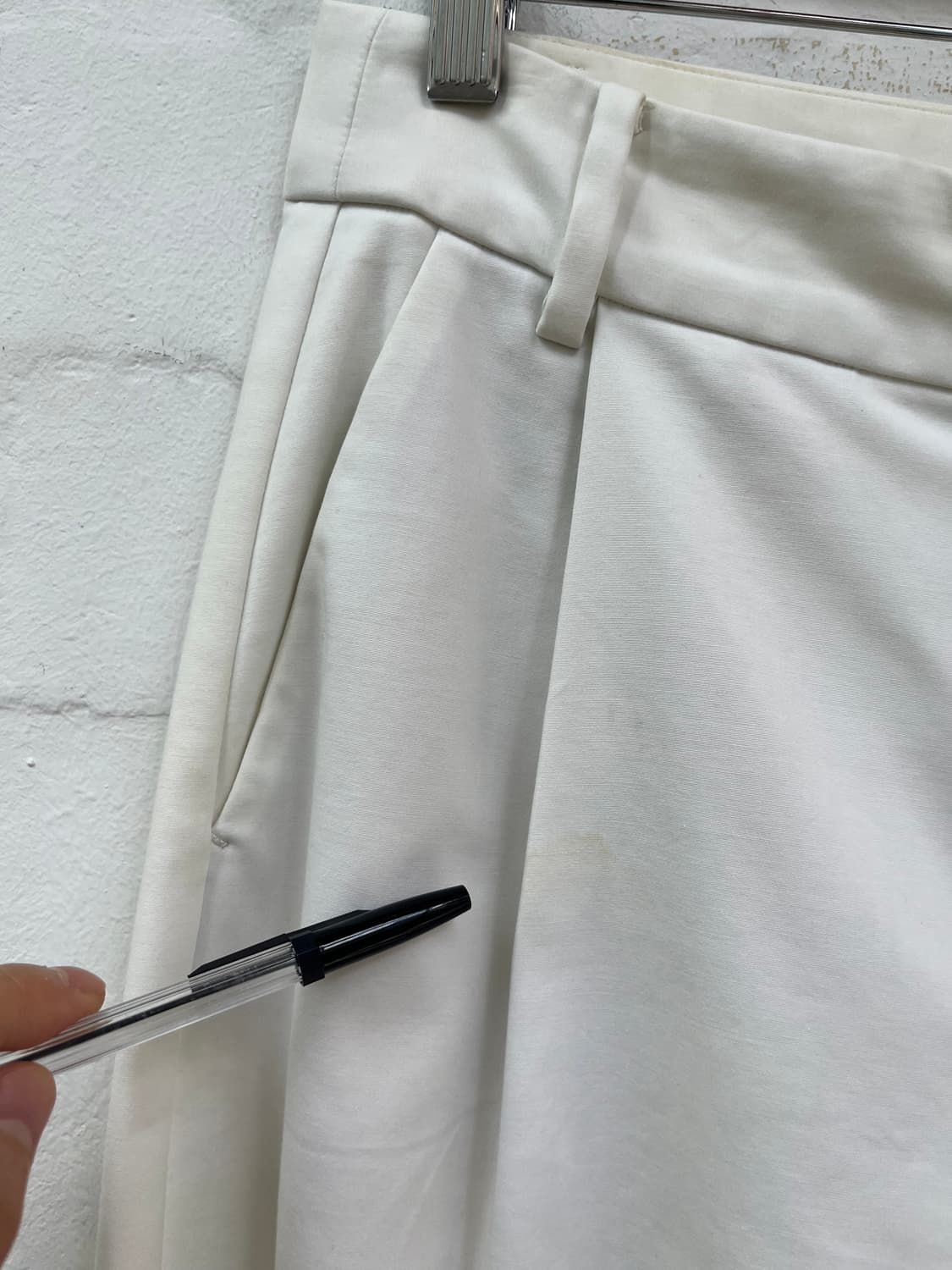 United Arrows 화이트 반바지 [Women 38] 상품이미지5