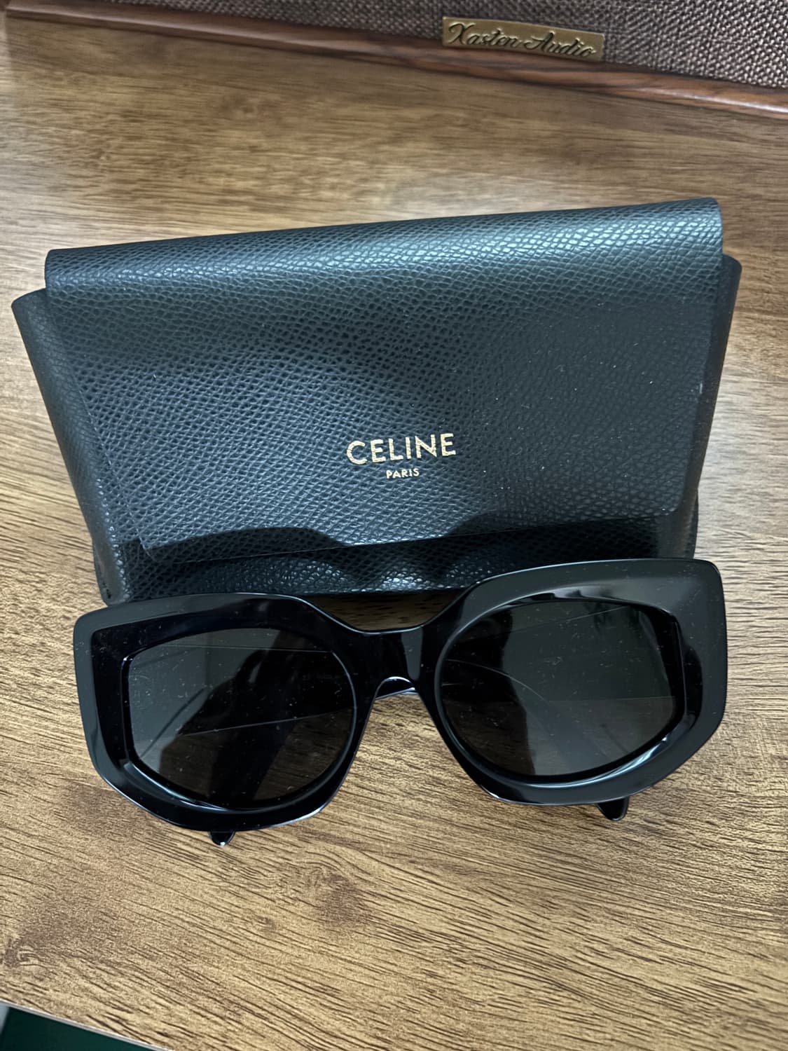 셀린느 선글라스 판매 3도트 블랙 상품이미지2