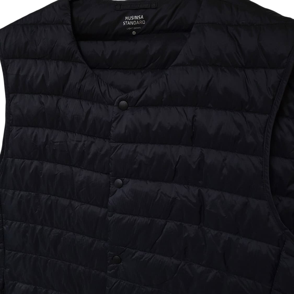 무신사 구스다운 경량패딩조끼 100-105 거위털초경량 상품이미지4