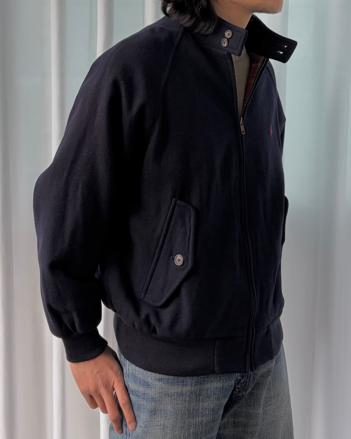 [M]폴로 랄프로렌 울 바라쿠타 자켓 navy 상품이미지2