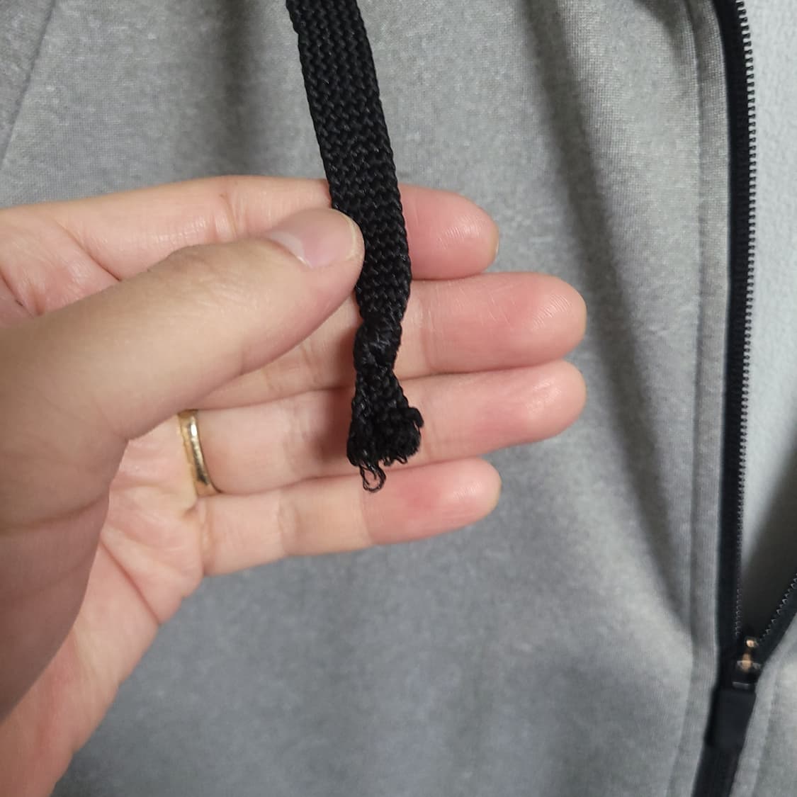 (L) NIKE 나이키 드라이핏 후드집업 그레이 상품이미지3