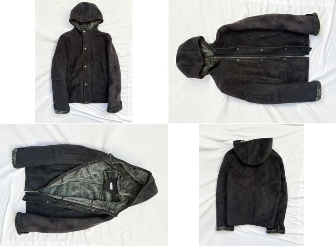 택포)Charcoal thick washing hooded mustang 상품이미지2