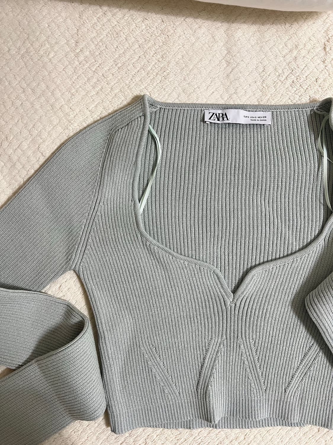 zara 자라 크롭 니트 상품이미지2