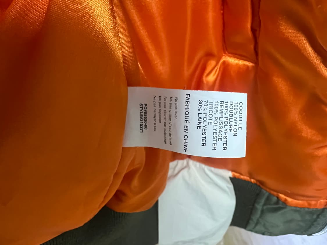 스투시xCDG 콜라보 MA-1 자켓 팝니다 상품이미지7